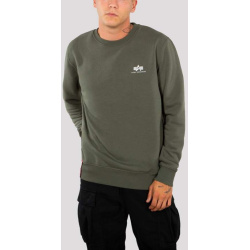 ALPHA INDUSTRIES Mikina Basic Sweater Small Logo - dark olive (188307/142)