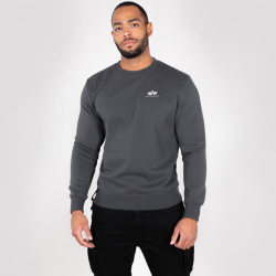 ALPHA INDUSTRIES Mikina Basic Sweater Small Logo - šedá (188307/136)