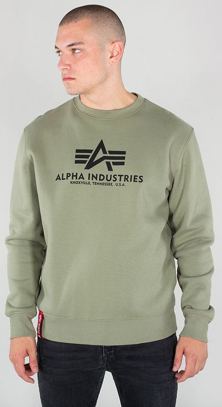 ALPHA INDUSTRIES Mikina Basic Sweater - olivová (178302/11)