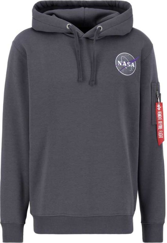 ALPHA INDUSTRIES Mikina Nasa Orbit - vintage grey (146339/684)