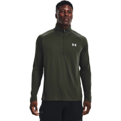 UNDER ARMOUR Tričko s dlhým rukávom Tech 2.0 1/2 Zip - zelené (1328495-312)