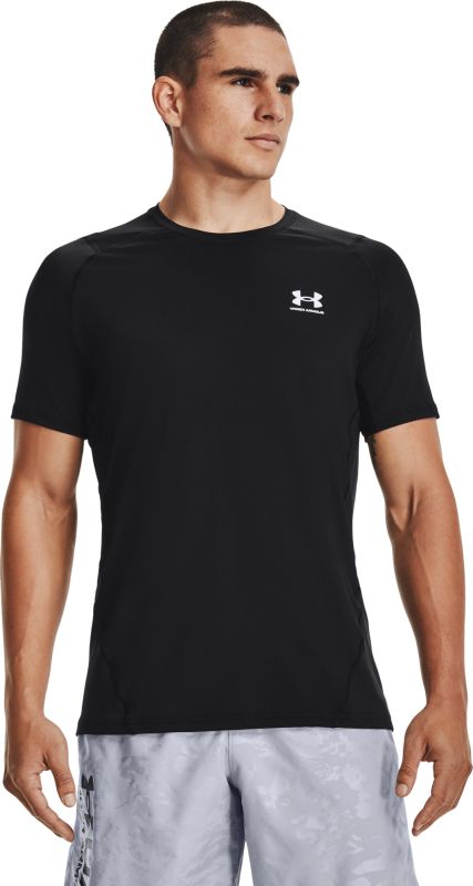 UNDER ARMOUR Tričko HG Armour Fitted SS - čierne (1361683-001)