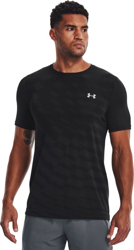 UNDER ARMOUR Tričko Seamless Radial SS - čierne (1370448-001)