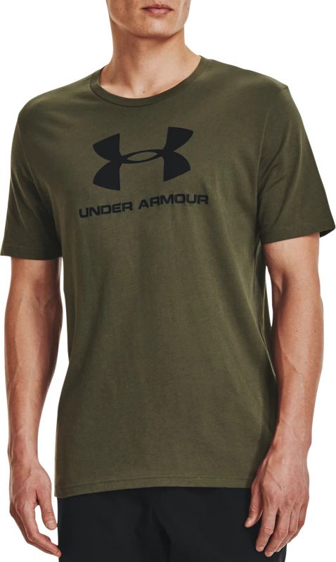 UNDER ARMOUR Tričko Sportstyle Logo Ss - green (1329590-390)