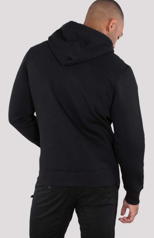 ALPHA INDUSTRIES Mikina Basic Zip Hoody - čierna (178325/03)