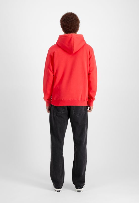 ALPHA INDUSTRIES Mikina Basic Hoody - radiant red (178312/711)