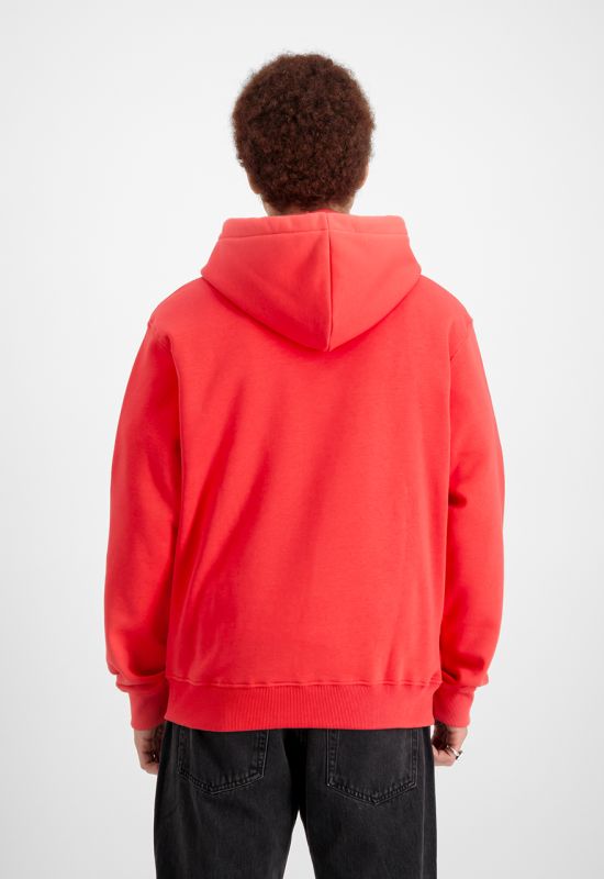 ALPHA INDUSTRIES Mikina Basic Hoody - radiant red (178312/711)