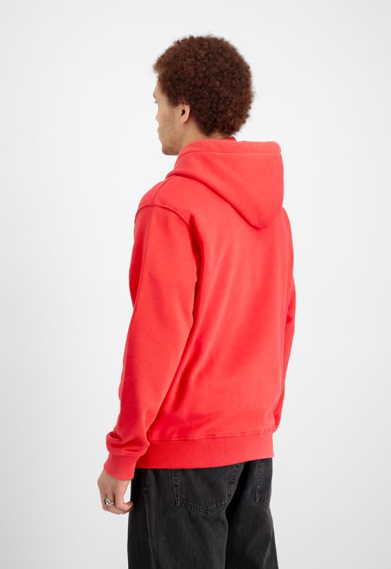 ALPHA INDUSTRIES Mikina Basic Hoody - radiant red (178312/711)