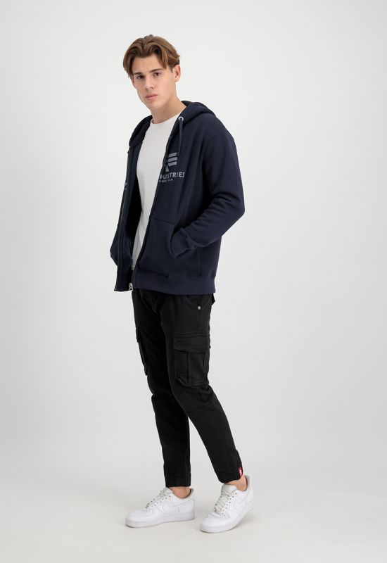 ALPHA INDUSTRIES Mikina Basic Zip Hoody - rep.blue (178325/07)