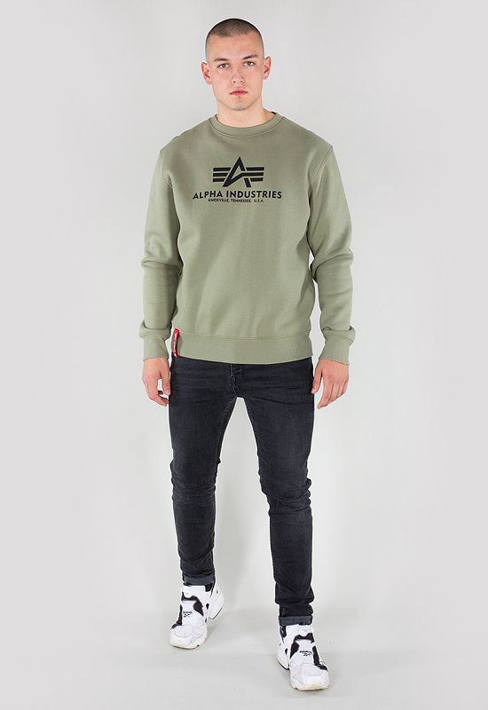 ALPHA INDUSTRIES Mikina Basic Sweater - olivová (178302/11)