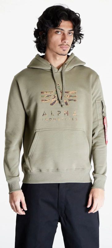 ALPHA INDUSTRIES Mikina Camo TPU - olive (146337/11)