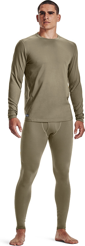 UNDER ARMOUR Tričko s dlhým rukávom Tac Crew CGI Base - hnedé (1365389-499)