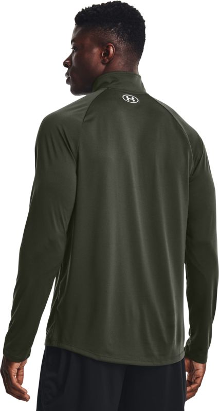 UNDER ARMOUR Tričko s dlhým rukávom Tech 2.0 1/2 Zip - zelené (1328495-312)