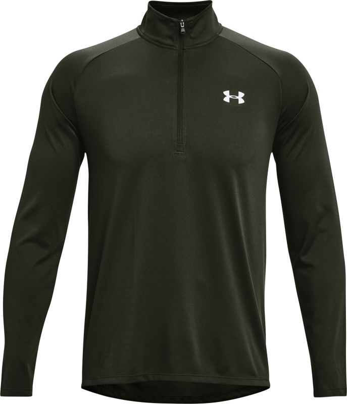 UNDER ARMOUR Tričko s dlhým rukávom Tech 2.0 1/2 Zip - zelené (1328495-312)