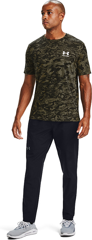 UNDER ARMOUR Tričko ABC Camo SS - čierne / camo (1357727-001)