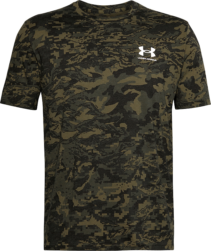 UNDER ARMOUR Tričko ABC Camo SS - čierne / camo (1357727-001)