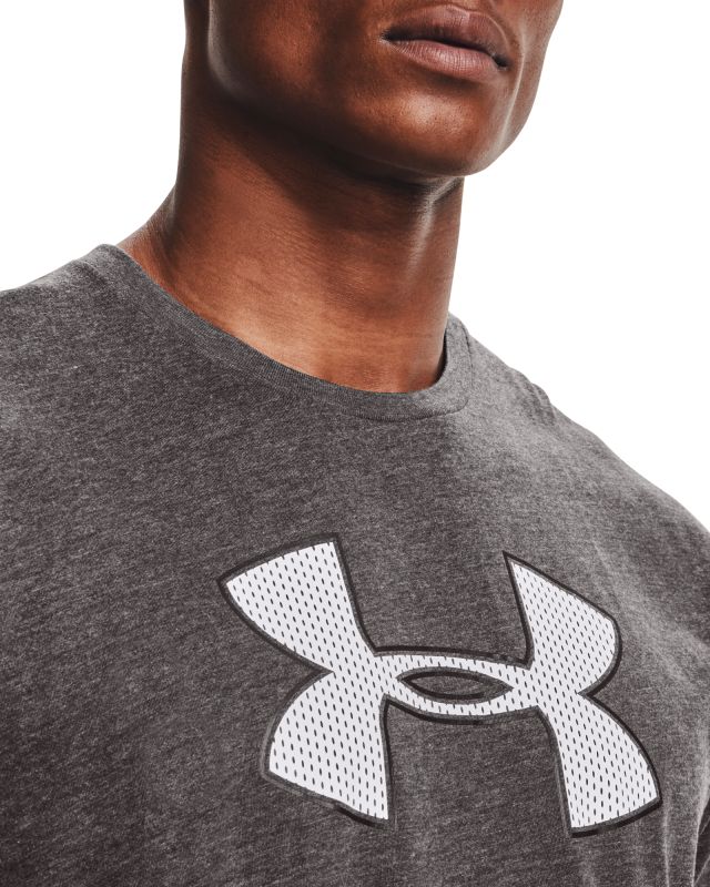 UNDER ARMOUR Tričko Armour Big Logo Ss - šedé (1329583-019)