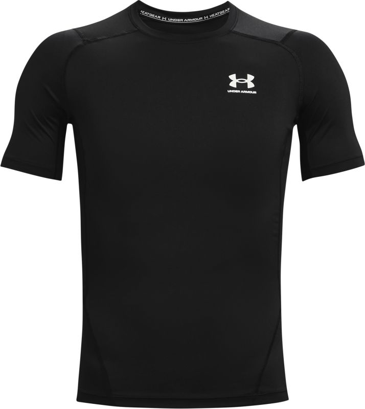 UNDER ARMOUR Tričko HG Armour Comp SS - čierne (1361518-001)