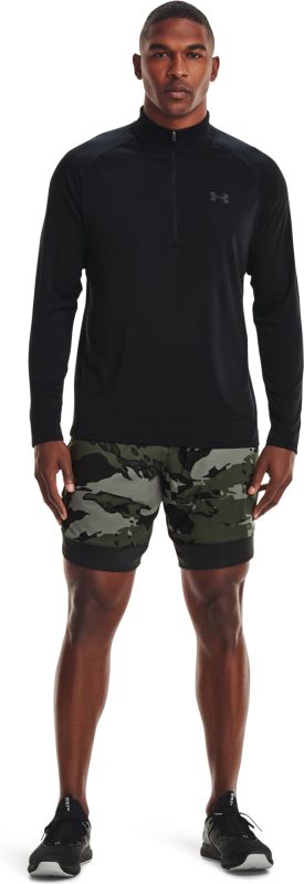 UNDER ARMOUR Tričko s dlhým rukávom UA Tech 1/2 Zip 2.0 - čierne (1328495-001)