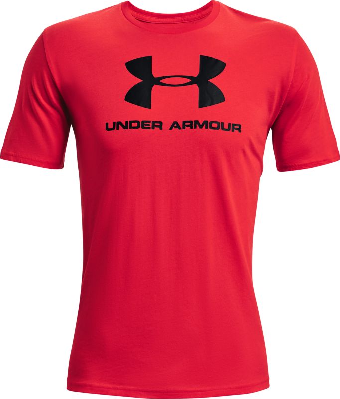 UNDER ARMOUR Tričko Sportstyle Logo Ss - červené (1329590-601)