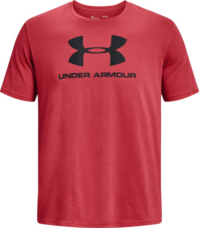 UNDER ARMOUR Tričko Sportstyle Logo Ss - červené (1329590-638)