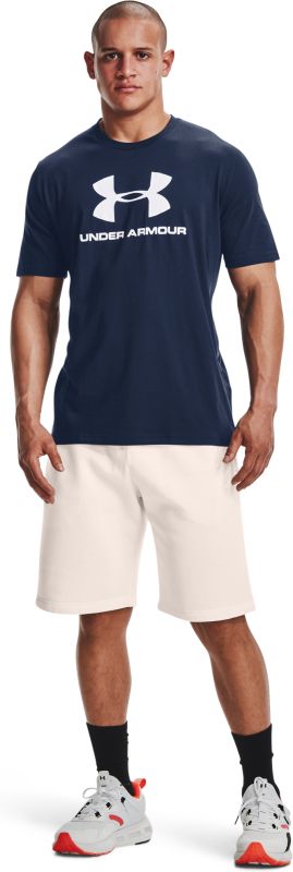 UNDER ARMOUR Tričko Sportstyle Logo Ss - navy (1329590-408)