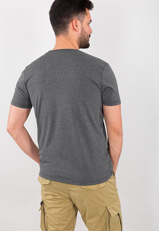 ALPHA INDUSTRIES Tričko BASIC - charcoal heather (100501/315)