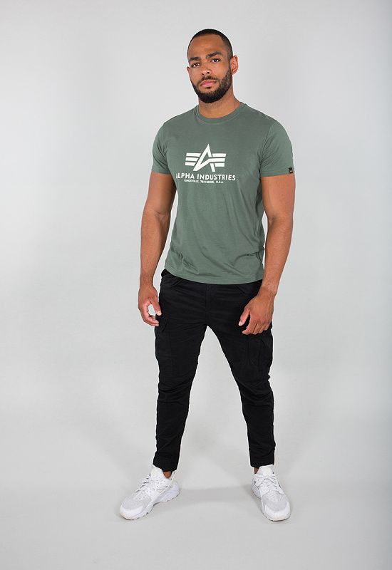 ALPHA INDUSTRIES Tričko BASIC - vintage green (100501/432)