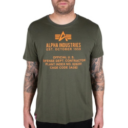 ALPHA INDUSTRIES Tričko Fundamental T - dark olive (118509/142)