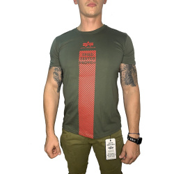 ALPHA INDUSTRIES Tričko Safety Line T - dark olive (128520/142)