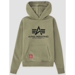 ALPHA INDUSTRIES Detská mikina Basic Hoody - olive (196701/11)