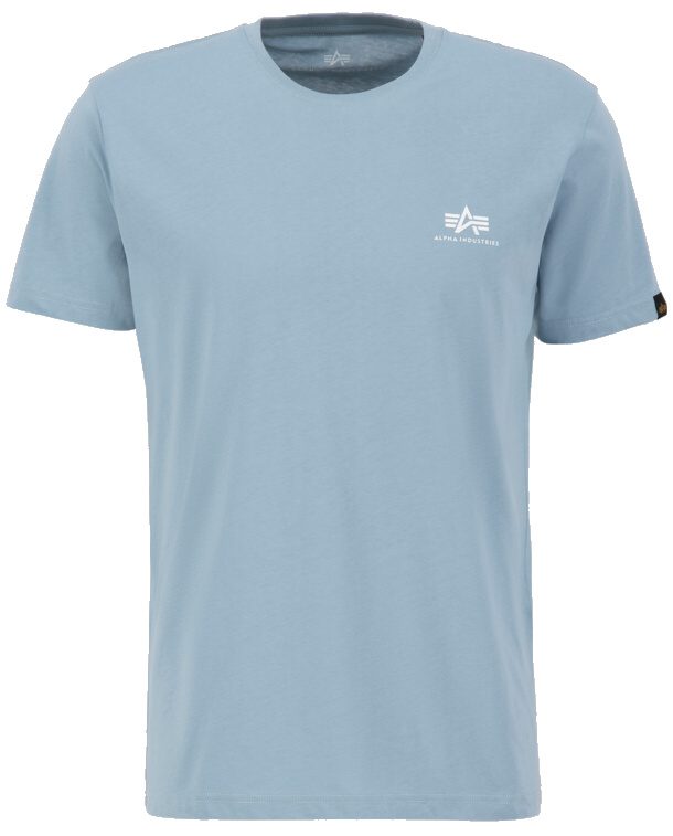 ALPHA INDUSTRIES Tričko BASIC T Small Logo - greyblue (188505/134)