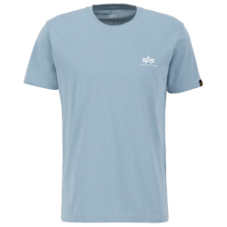 ALPHA INDUSTRIES Tričko BASIC T Small Logo - greyblue (188505/134)