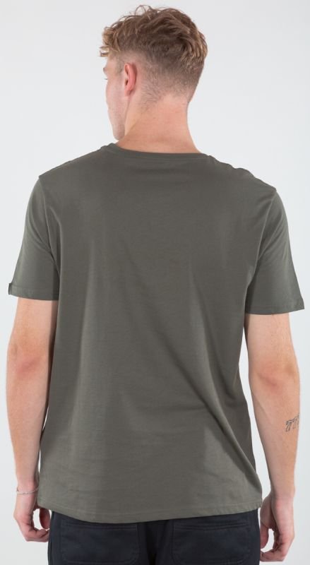 ALPHA INDUSTRIES Tričko Basic T Embroidery - dark olive (118505/142)