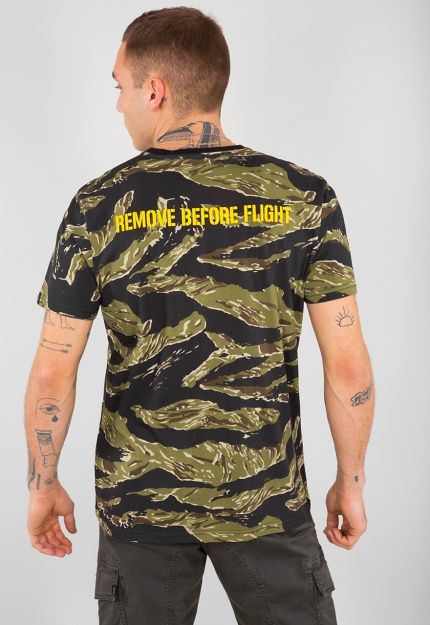 ALPHA INDUSTRIES Tričko Tiger Camo - camo (196501/447)