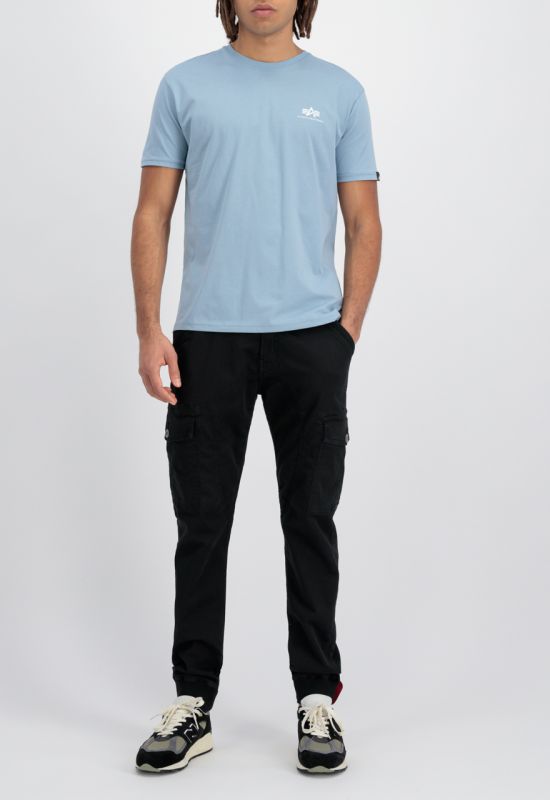 ALPHA INDUSTRIES Tričko BASIC T Small Logo - greyblue (188505/134)