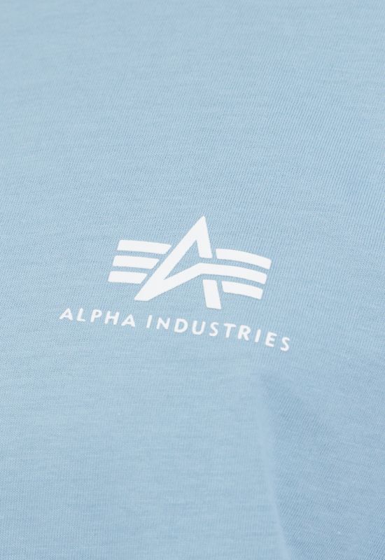 ALPHA INDUSTRIES Tričko BASIC T Small Logo - greyblue (188505/134)