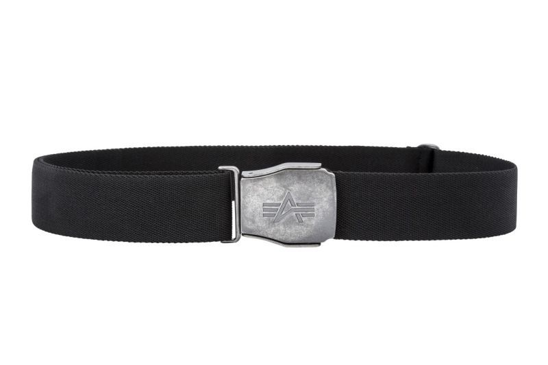 ALPHA INDUSTRIES Opasok Buckle Belt - čierny (176908/03)