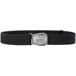 ALPHA INDUSTRIES Opasok Buckle Belt - čierny (176908/03)