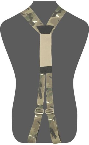 WARRIOR Opasok SlimLine Harness, Elastic Back - multicam (W-EO-SLH-MC)