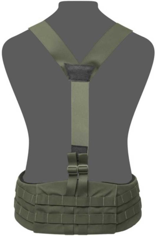 WARRIOR Opasok SlimLine Harness, Elastic Back - olive drab (W-EO-SLH-OD)