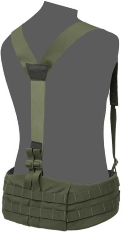 WARRIOR Opasok SlimLine Harness, Elastic Back - olive drab (W-EO-SLH-OD)