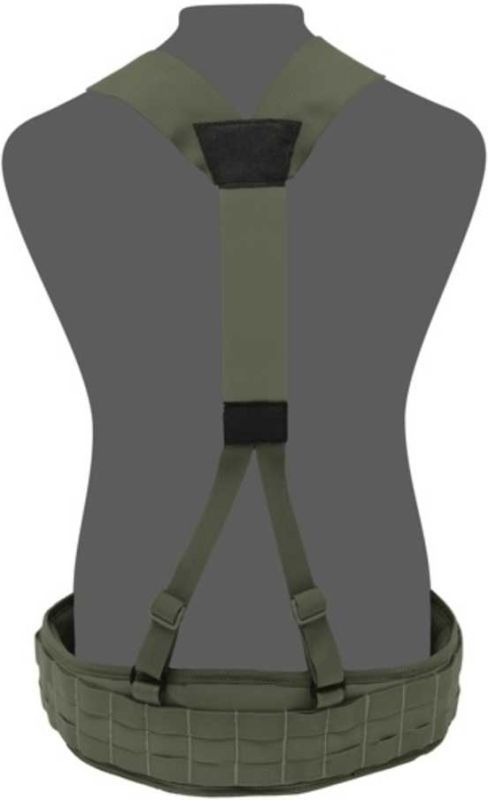 WARRIOR Opasok SlimLine Harness, Elastic Back - olive drab (W-EO-SLH-OD)