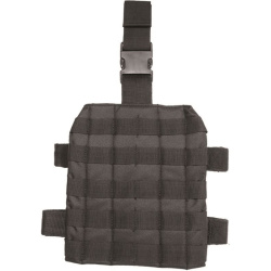 MILTEC MOLLE MOLLE nožný panel - black (13484002)