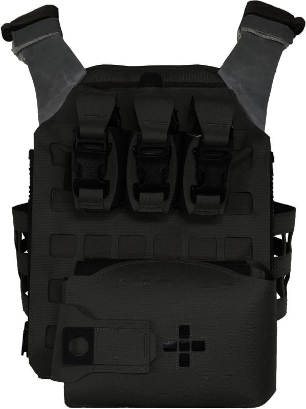 WARRIOR Laser Cut Assaulters Back Panel Mk1 - black (W-LC-ABP-MK1-BLK)