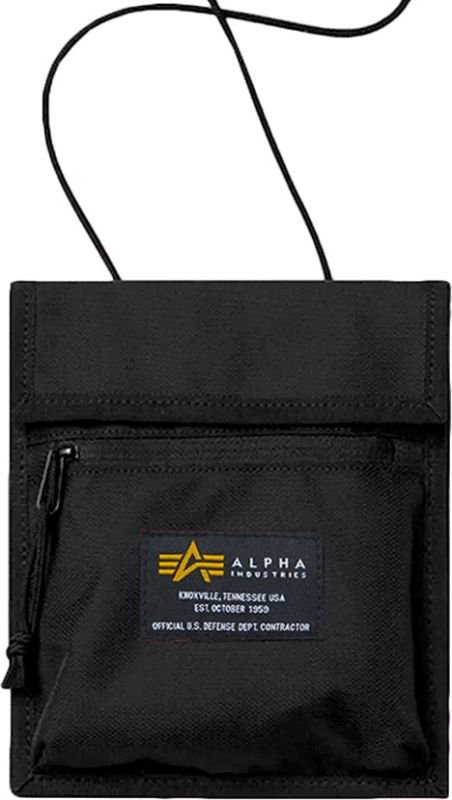 ALPHA INDUSTRIES Puzdro na doklady Crew Pouch - čierne (118935/03)