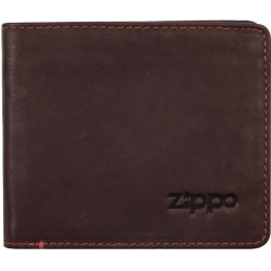 ZIPPO Kožená peňaženka 11x10x1cm - light brown (44101)