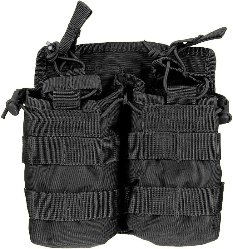 MILTEC MOLLE Double mag pouch - čierny (13497002)