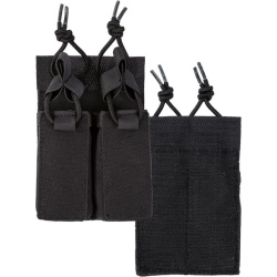 MILTEC Double pistol mag pouch hook&loop - black (13495802)