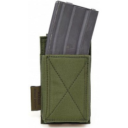 WARRIOR Single Elastic Mag Pouch Colours - olive drab (W-EO-SEMP-OD)